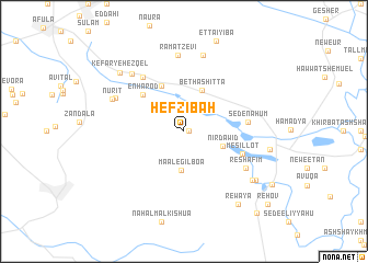 map of H̱efẕi Bah