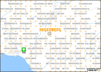 map of Hegenberg