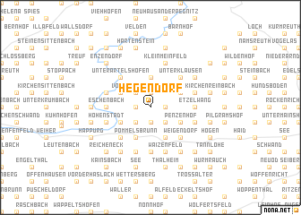 map of Hegendorf