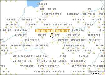 map of Hegerfelderort