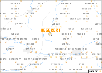 map of Hegerort