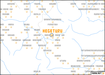 map of Hegeturu