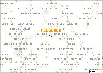 map of Heggbach