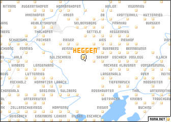 map of Heggen