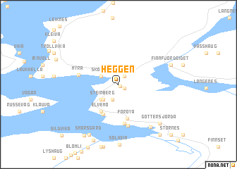 map of Heggen