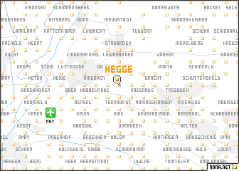 map of Hegge