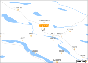 map of Hegge