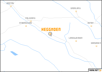 map of Heggmoen