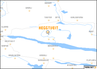 map of Heggtveit