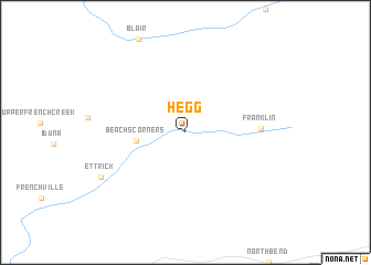 map of Hegg