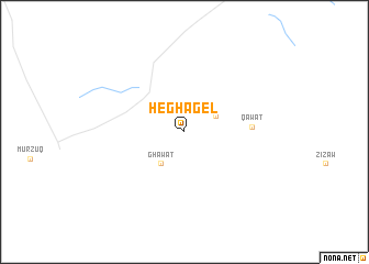 map of Hegʼ Hagel