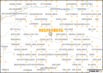 map of Hegnenberg