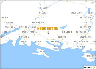 map of Hegrestad