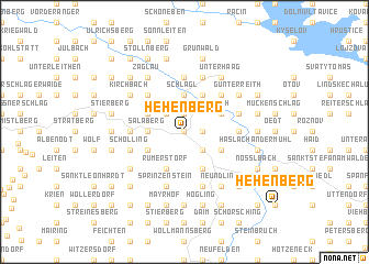 map of Hehenberg