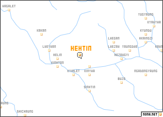map of Hehtin
