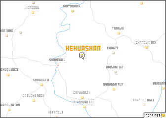 map of Hehuashan