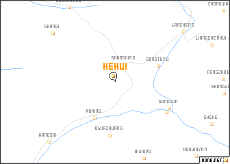 map of Hehui