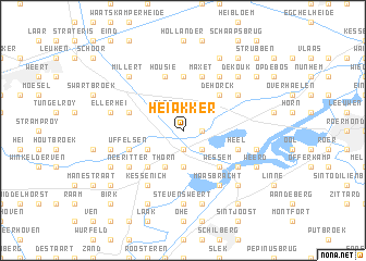 map of Heiakker