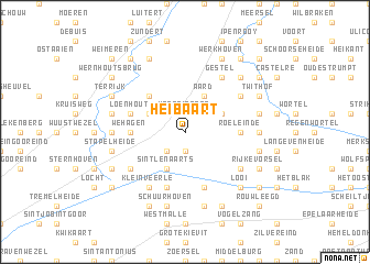 map of Heibaart