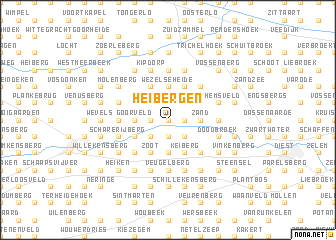 map of Heibergen