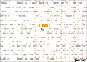 map of Heiberg