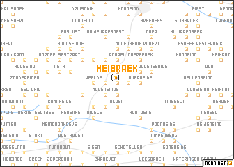 map of Heibraek