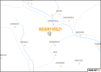 map of Heidayingzi