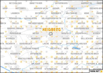 map of Heidberg