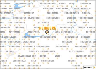 map of Heidberg