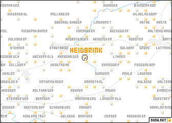 map of Heidbrink