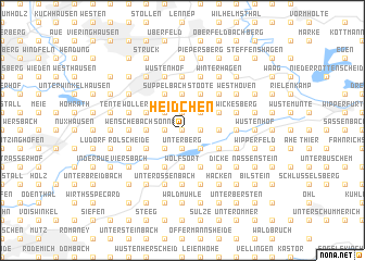 map of Heidchen