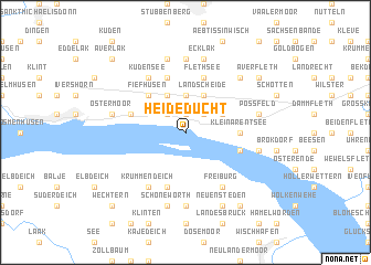 map of Heideducht