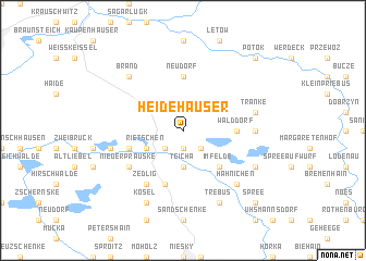 map of Heidehäuser