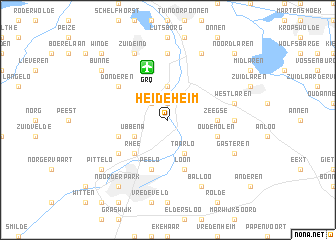 map of Heideheim