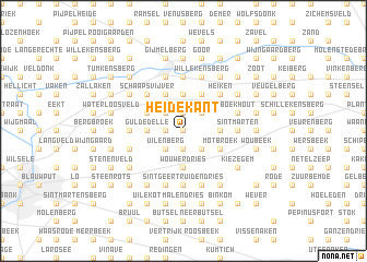 map of Heidekant