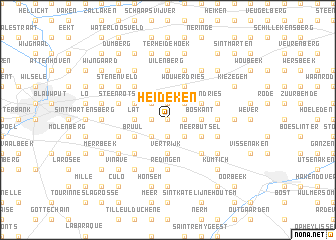 map of Heideken