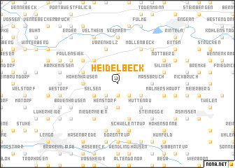map of Heidelbeck