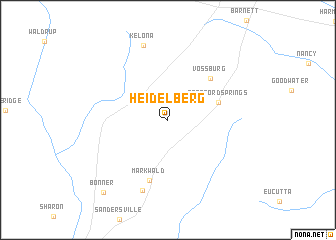 map of Heidelberg