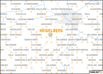 map of Heidelberg