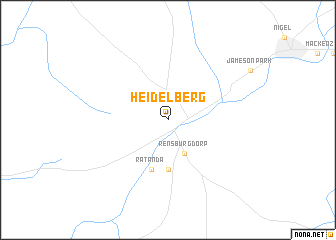 map of Heidelberg