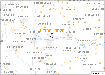 map of Heidelberg