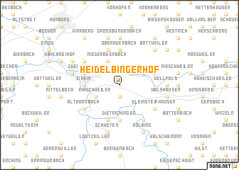 map of Heidelbingerhof