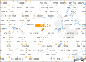 map of Heideloh