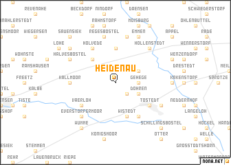 map of Heidenau