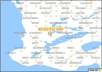 map of Heidenschap