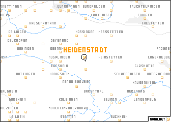 map of Heidenstadt