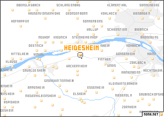 map of Heidesheim