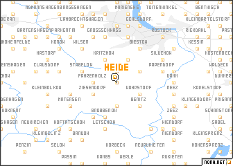 map of Heide