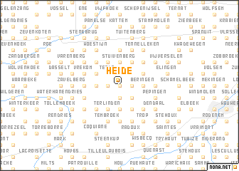 map of Heide