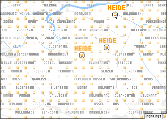 map of Heide